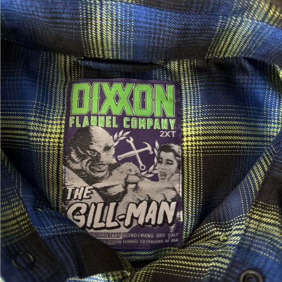 DIXXON Other - DIXXON Blue and Yellow Plaid Casual Button Down Shirt